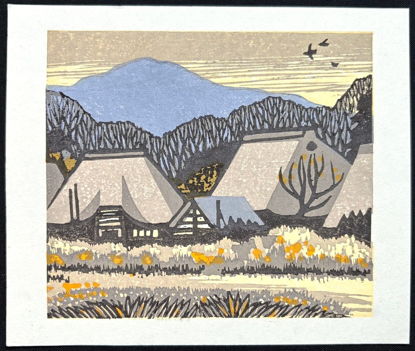  - Mountain Village in Autumn - Taku Harada - SAKURA FINE ART