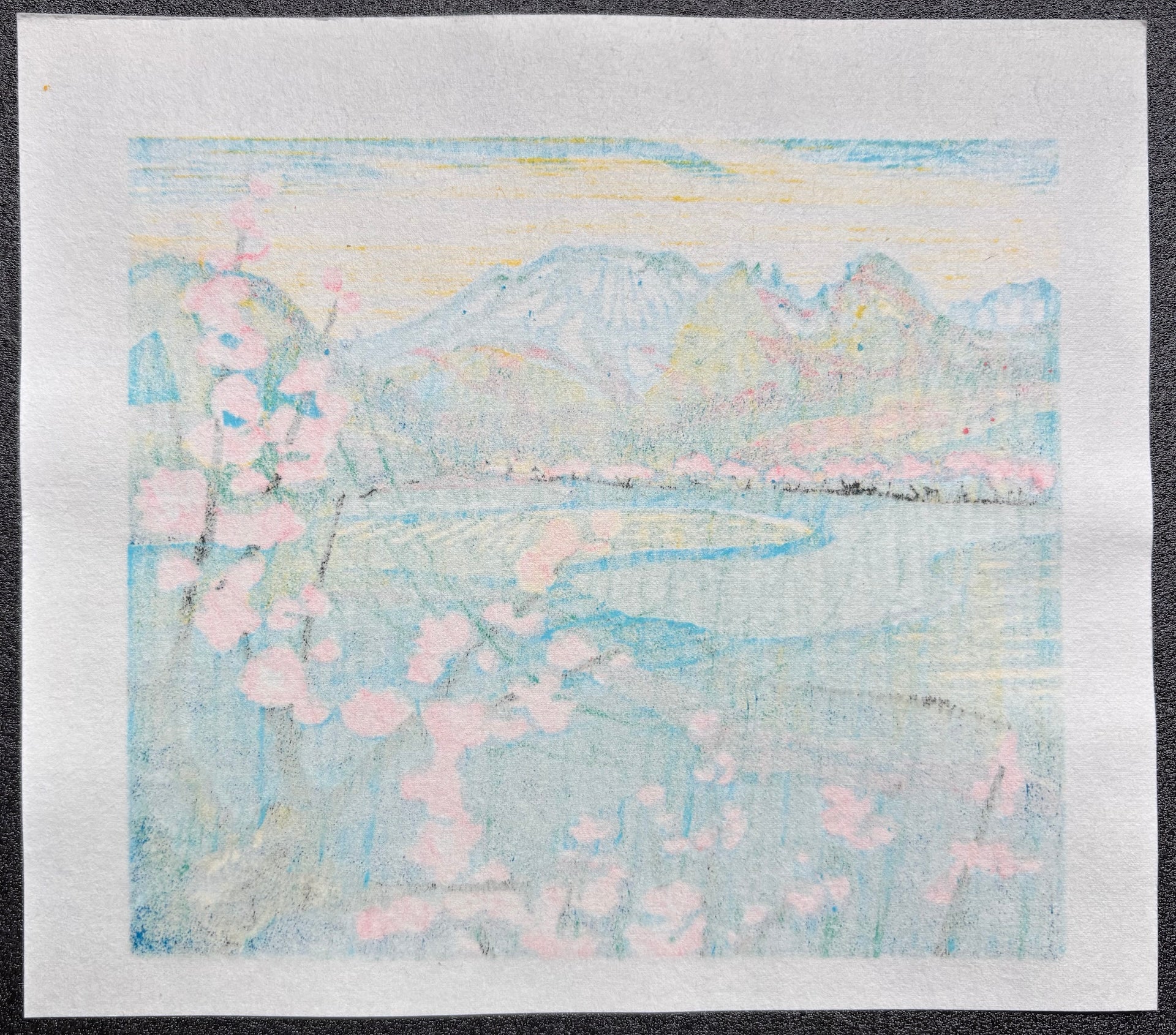  - Mountain Village in Spring - Masaya Watabe - SAKURA FINE ART