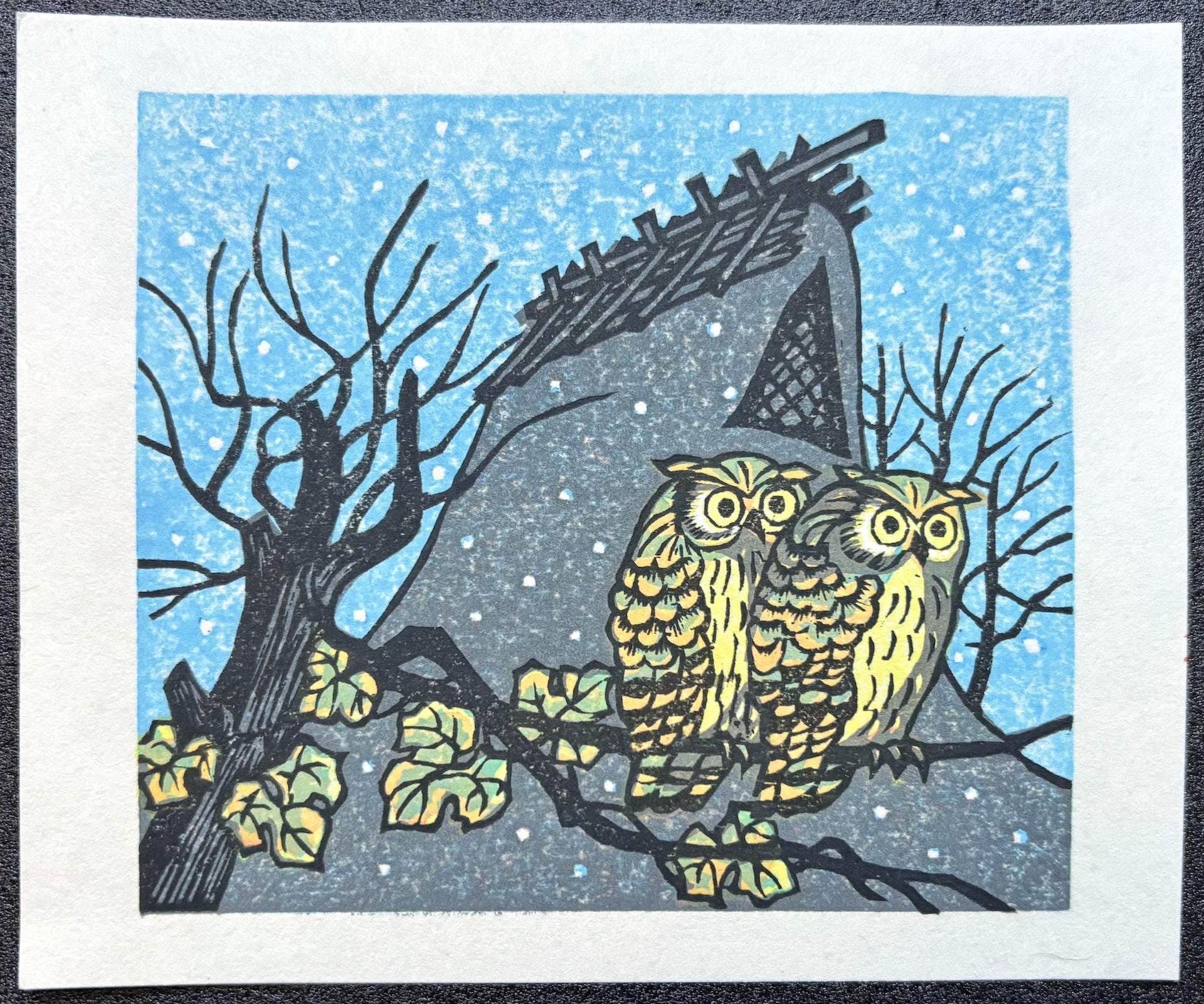  - Mountain Village in Winter - Koho Ohuchi - SAKURA FINE ART