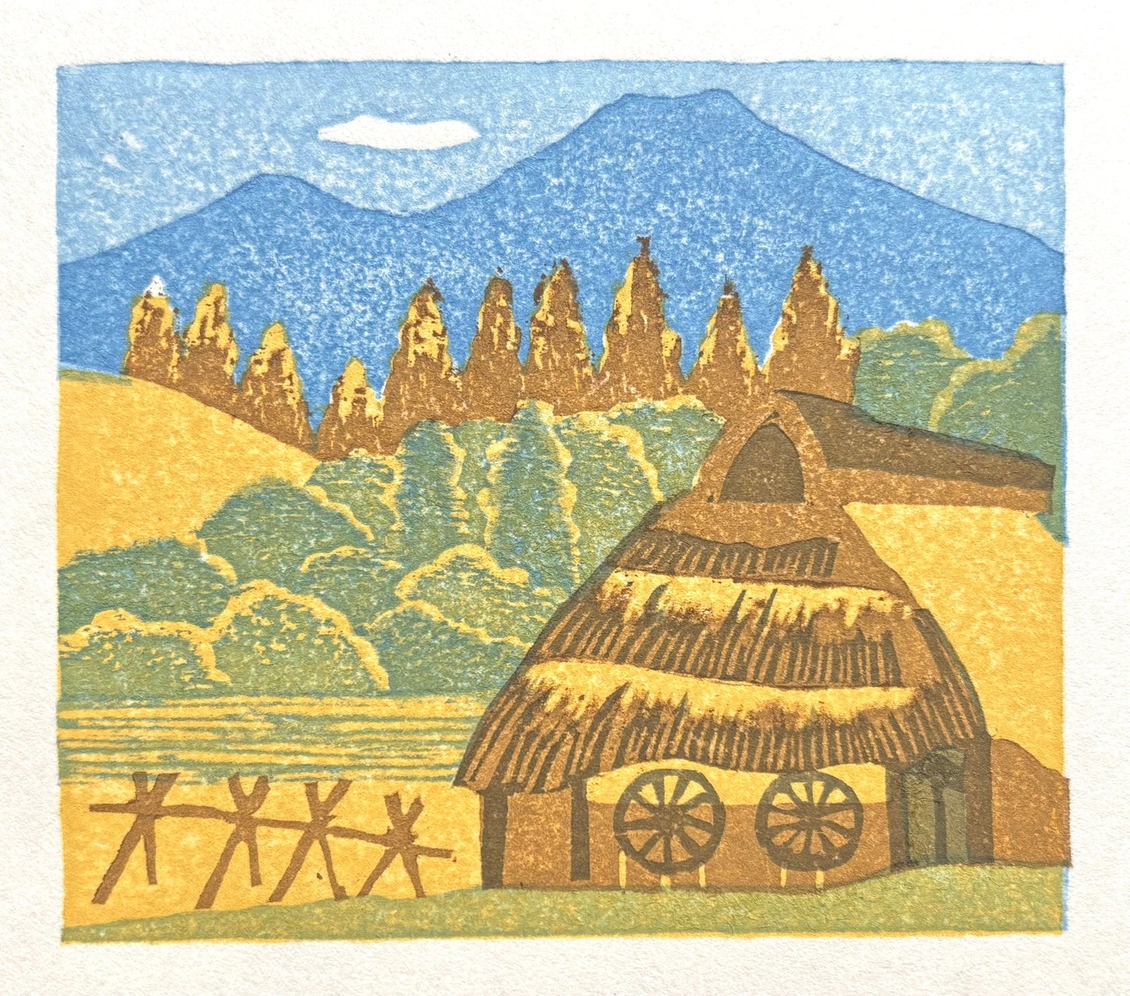  - Mountain Villages at Autumn - Kozo Ohnishi - SAKURA FINE ART