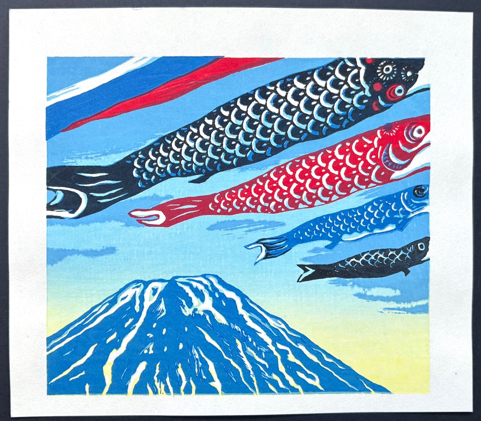  - Mt. Fuji and Koi Flags - Koichi Maeda - SAKURA FINE ART
