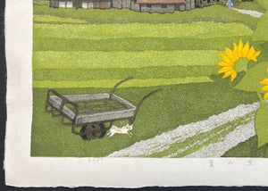  - Natsu no Sato (Summer in the Village) - Kazuyuki Ohtsu - SAKURA FINE ART