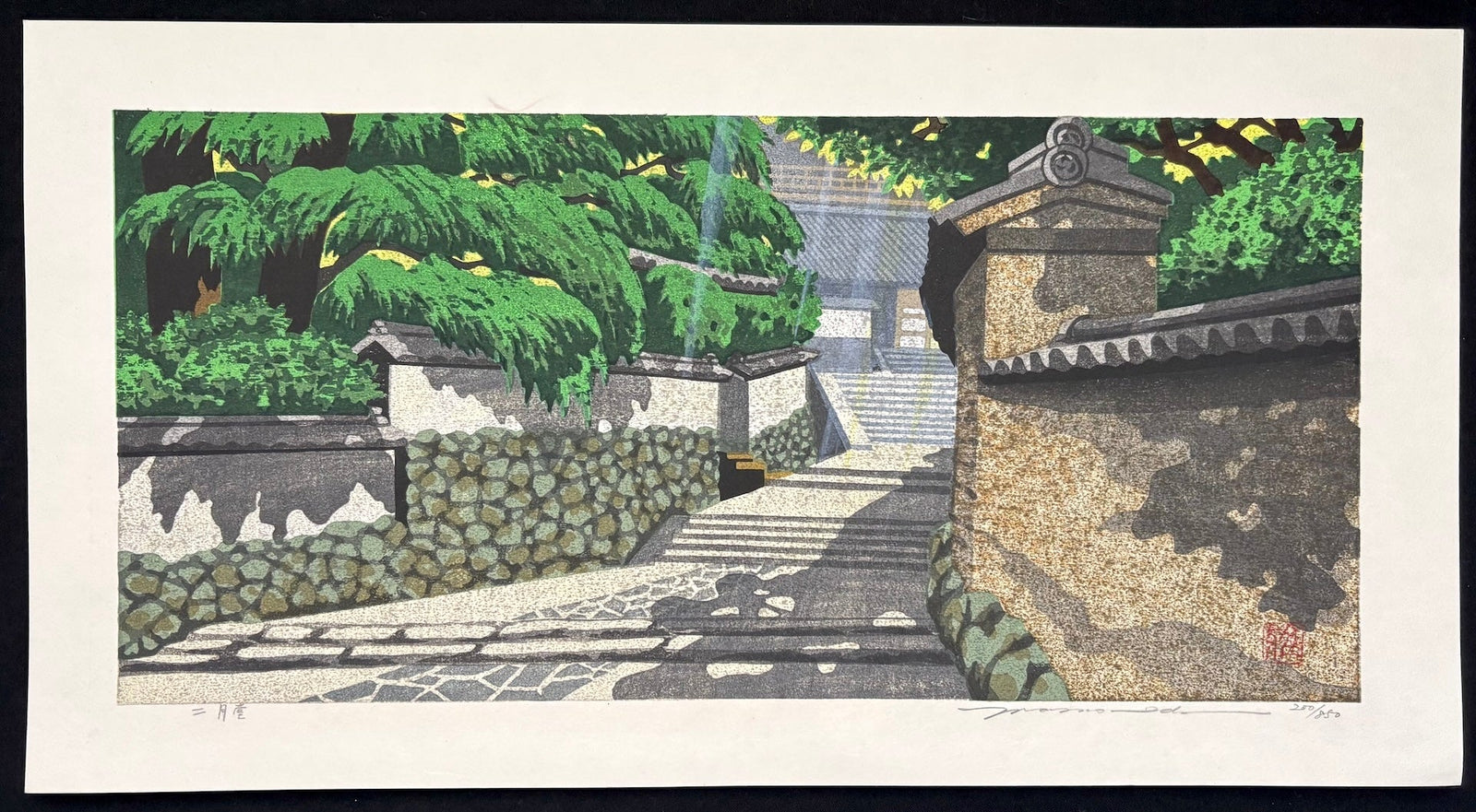  - Nigatsu - dō (Nigatsu - dō Hall of Tōdai - ji Temple, Nara) - Masao Ido - SAKURA FINE ART