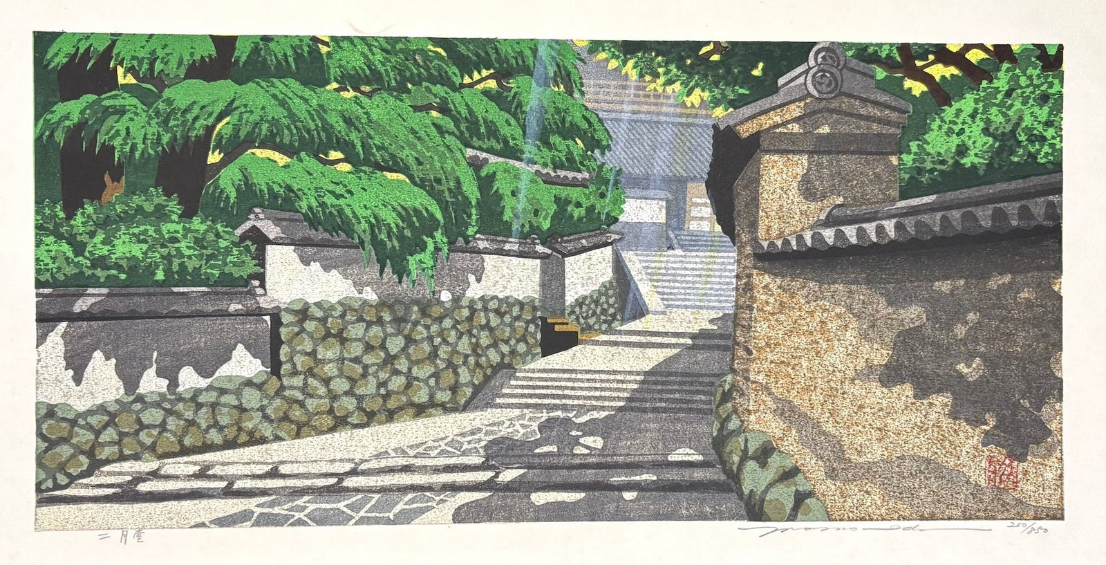  - Nigatsu - dō (Nigatsu - dō Hall of Tōdai - ji Temple, Nara) - Masao Ido - SAKURA FINE ART