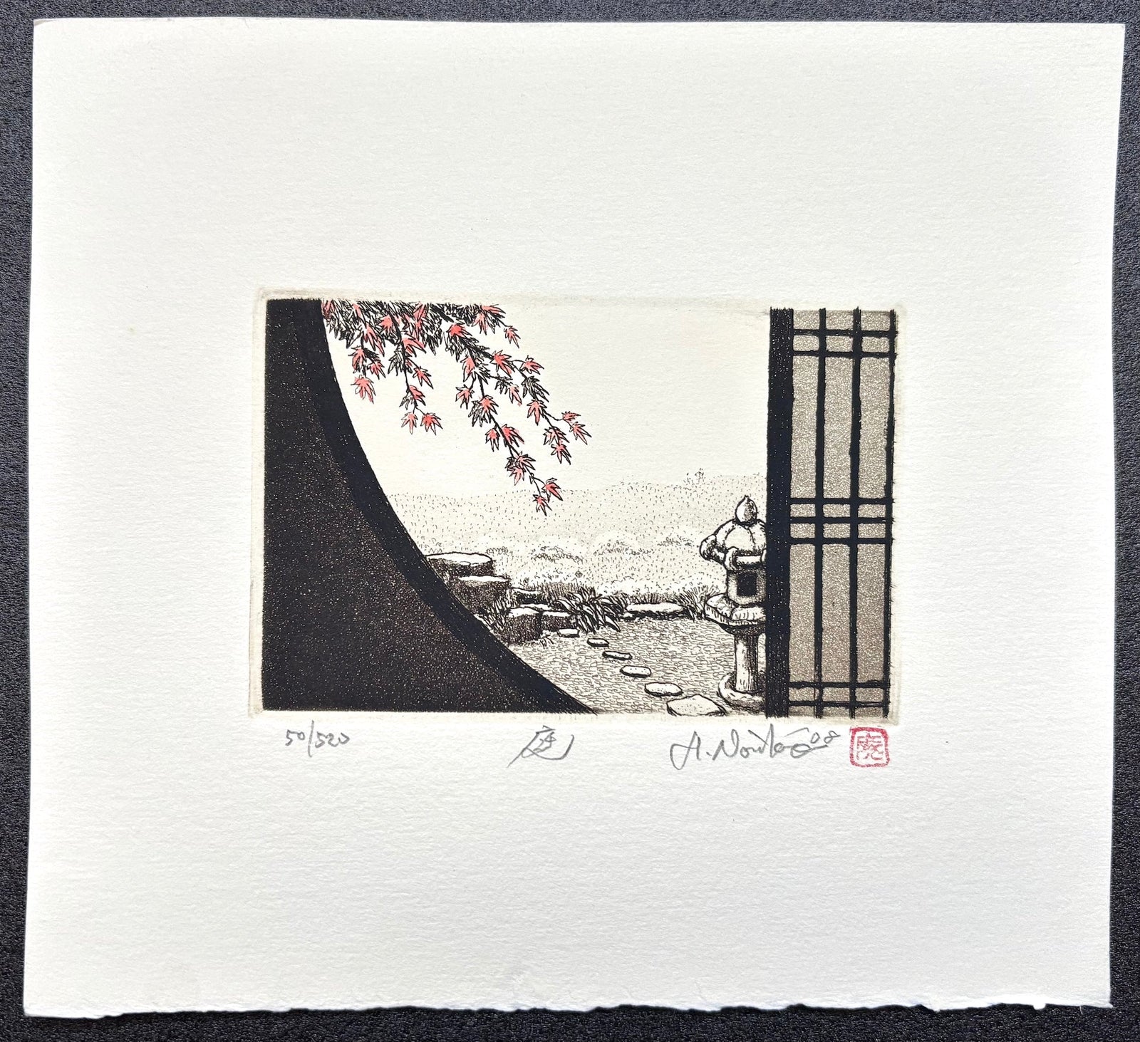  - Niwa (Japanese Garden in Autumn) - Hiroto Norikane - SAKURA FINE ART