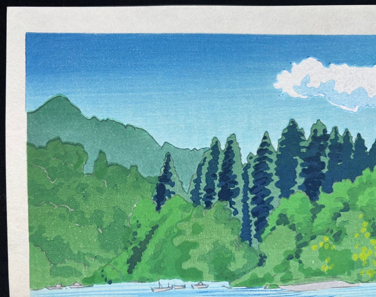  - Nojiri - ko (Lake Nojiri) - Tomikichiro Tokuriki - SAKURA FINE ART