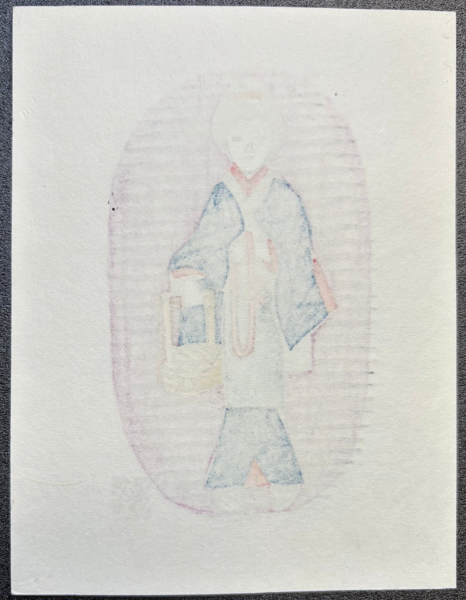  - Okamochi (Woman and Wooden Bucket) - Sumio Kawakami - SAKURA FINE ART