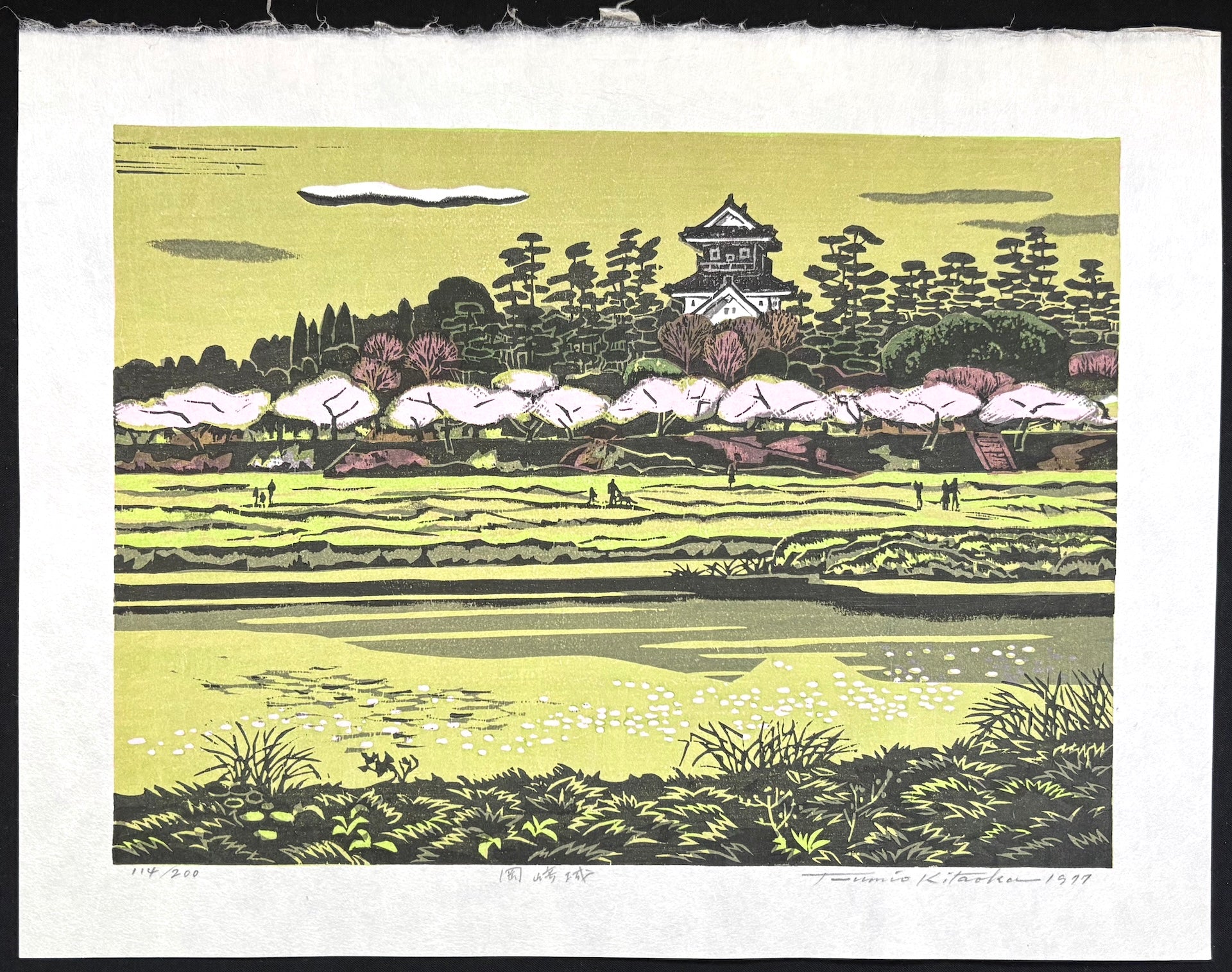  - Okazaki - jo (Okazaki Castle) - Fumio Kitaoka - SAKURA FINE ART