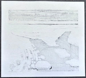  - On the Snowy Riverbank - Fumio Fujita - SAKURA FINE ART