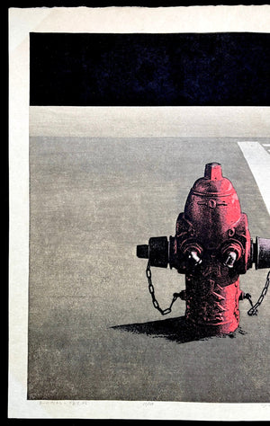  - One More Scene From My Town - Fire Hydrant, 1983 - Hodaka Yoshida - SAKURA FINE ART