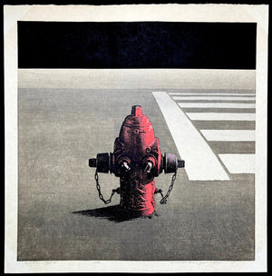  - One More Scene From My Town - Fire Hydrant, 1983 - Hodaka Yoshida - SAKURA FINE ART