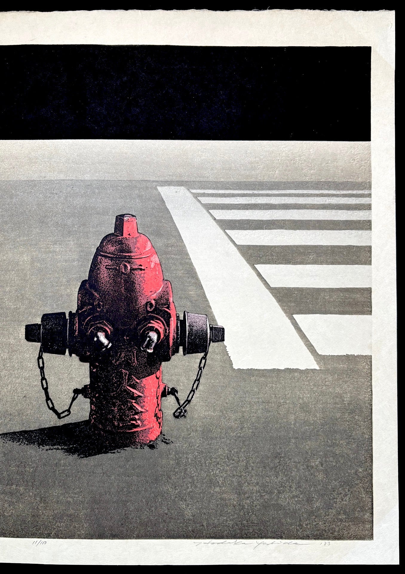  - One More Scene From My Town - Fire Hydrant, 1983 - Hodaka Yoshida - SAKURA FINE ART