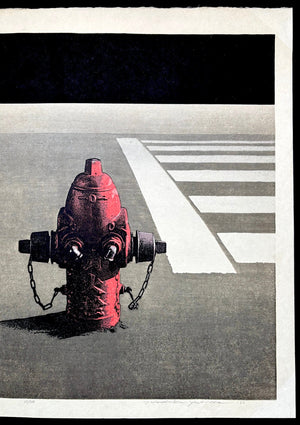  - One More Scene From My Town - Fire Hydrant, 1983 - Hodaka Yoshida - SAKURA FINE ART