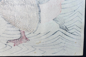  - Oshidori (Mandarin Ducks), Limited edition - Tomikichiro Tokuriki - SAKURA FINE ART