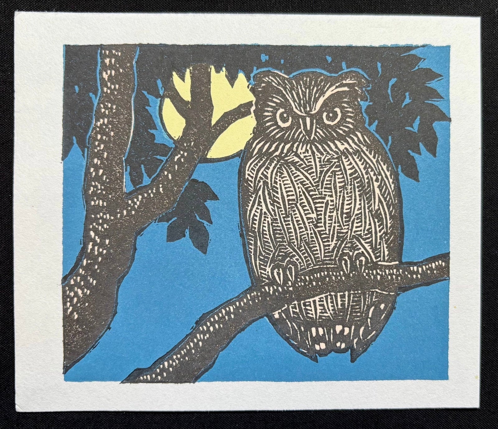  - Owl and Full Moon, 2003 - Keizaburo Tejima - SAKURA FINE ART