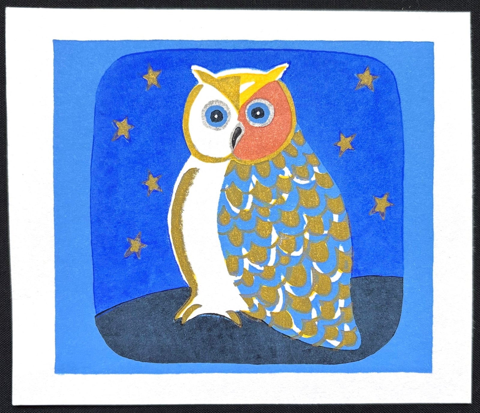  - Owl and Stars - Yoshiharu Kimura - SAKURA FINE ART