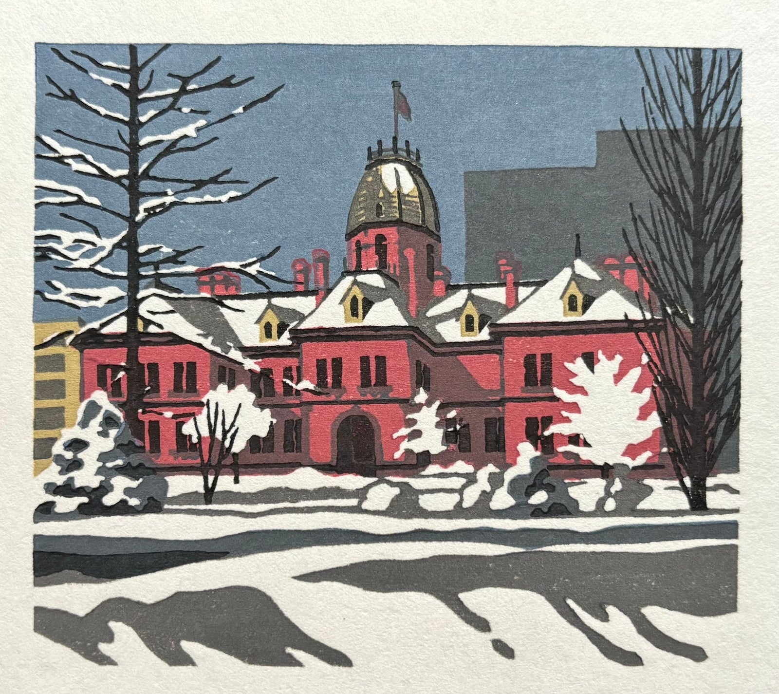  - Red Brick Office in Hokkaido - Yasushi Omoto - SAKURA FINE ART