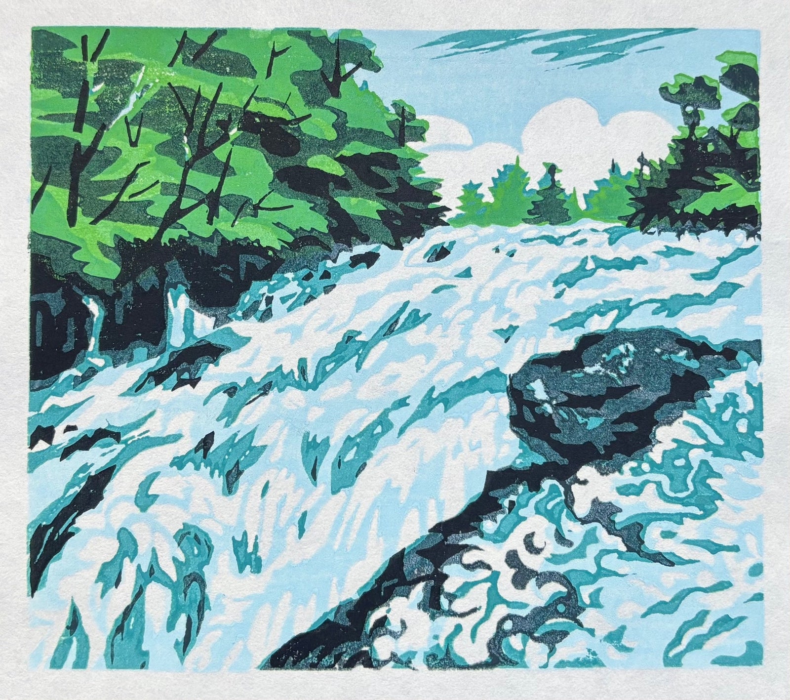  - Ryūzu Falls in Nikkō - Masaya Watabe - SAKURA FINE ART