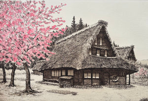  - Sakura Saku - Suganuma (Cherry Blossoms in Full Bloom in Suganuma) - Hiroto Norikane - SAKURA FINE ART
