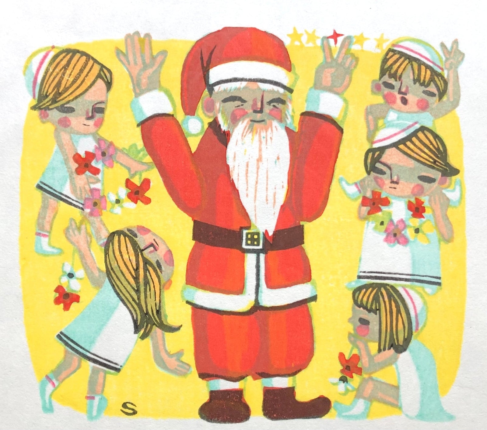  - Santa Claus - Shuzo Ikeda - SAKURA FINE ART