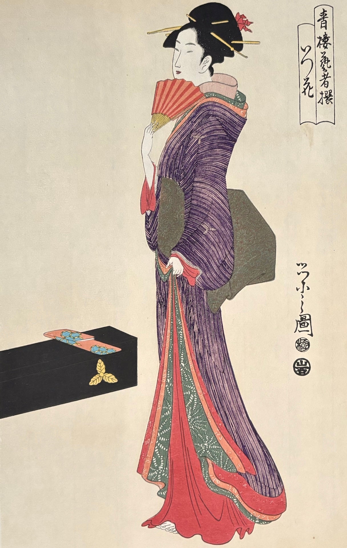  - Seirō Geisha Itsuhana (Geishas of the Pleasure Quarters: Itsuhana) - Eishi - SAKURA FINE ART