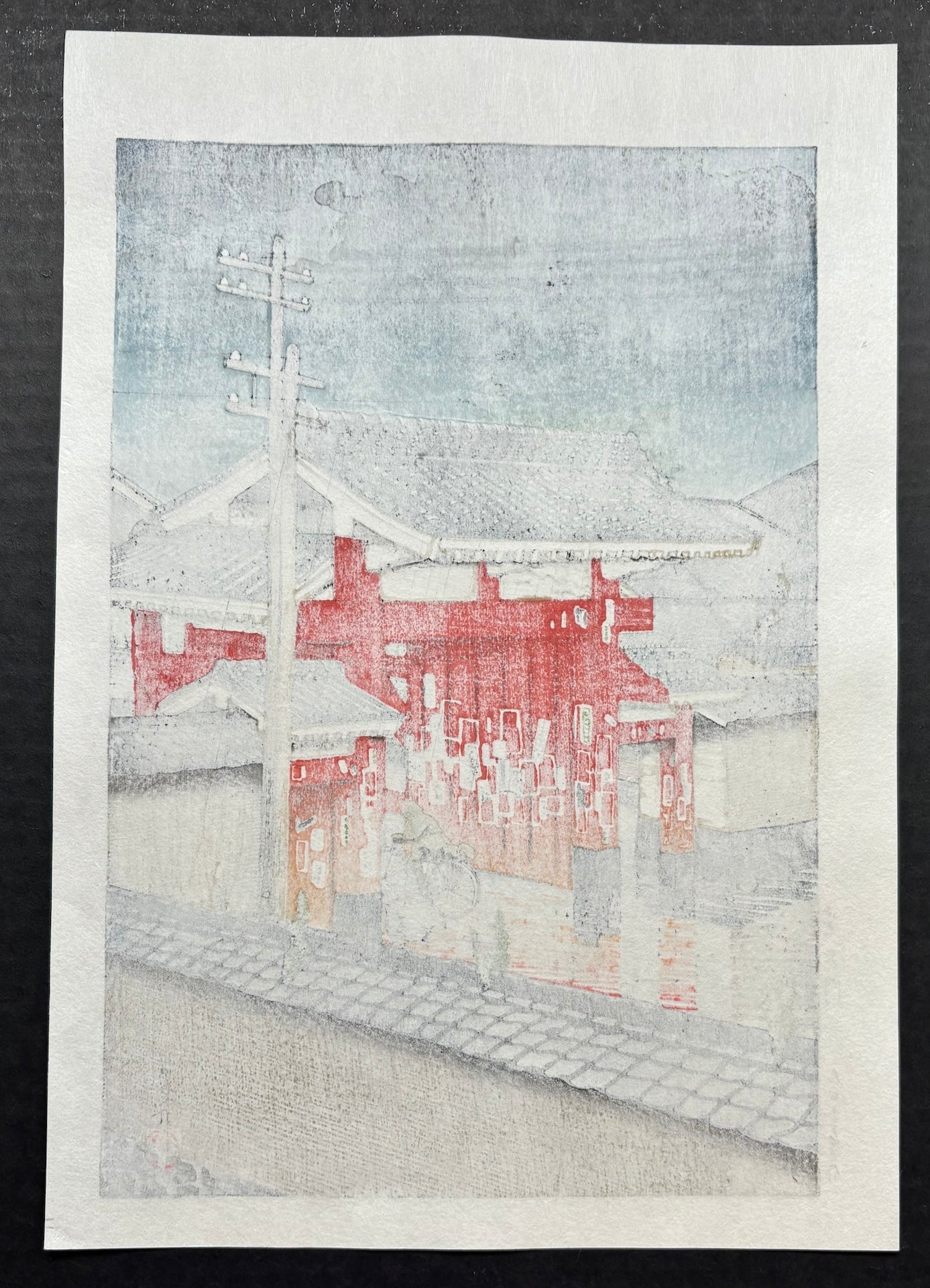  - Shiba Daimon (The Great Gate at Shiba) - Hasui Kawase - SAKURA FINE ART