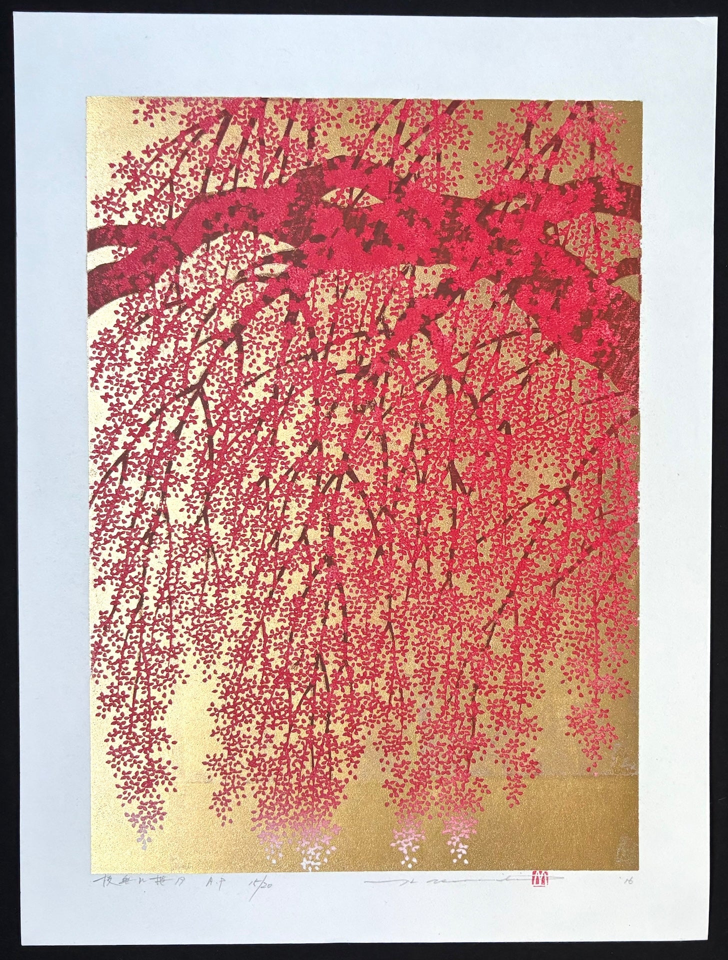  - Shidare Zakura 19 (Weeping Cherry 19) - Hajime Namiki - SAKURA FINE ART