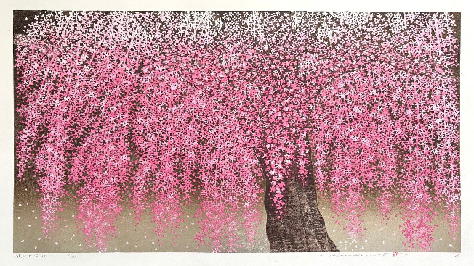  - Shidare Zakura 30 (Weeping Cherry 30) - Hajime Namiki - SAKURA FINE ART