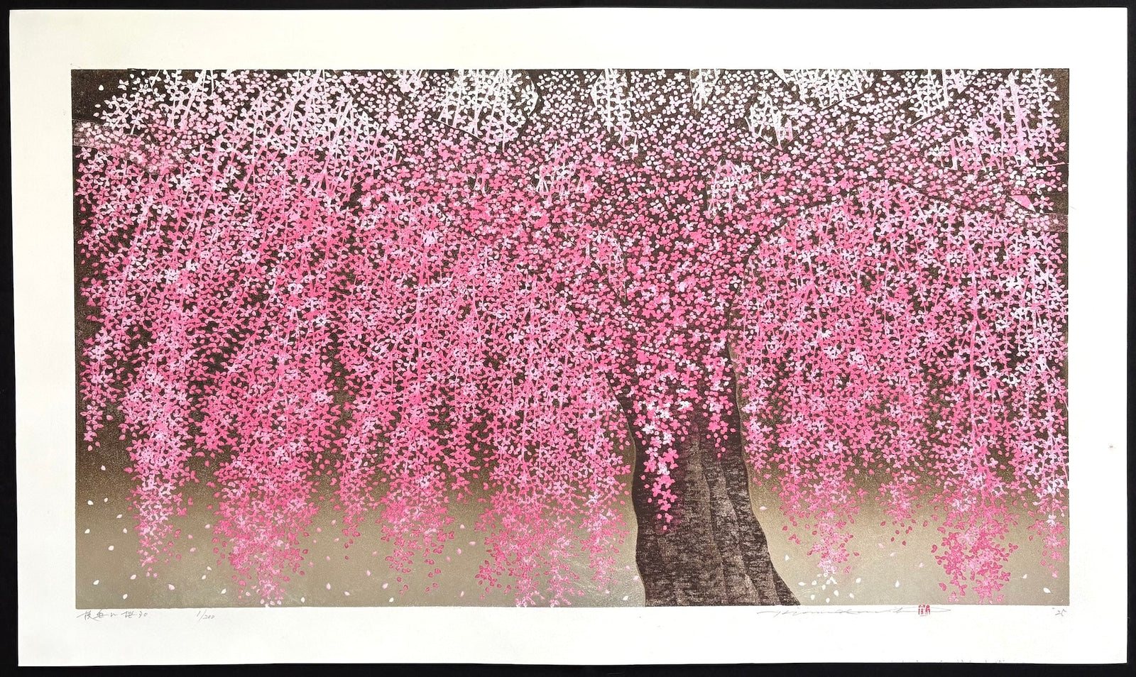  - Shidare Zakura 30 (Weeping Cherry 30) - Hajime Namiki - SAKURA FINE ART