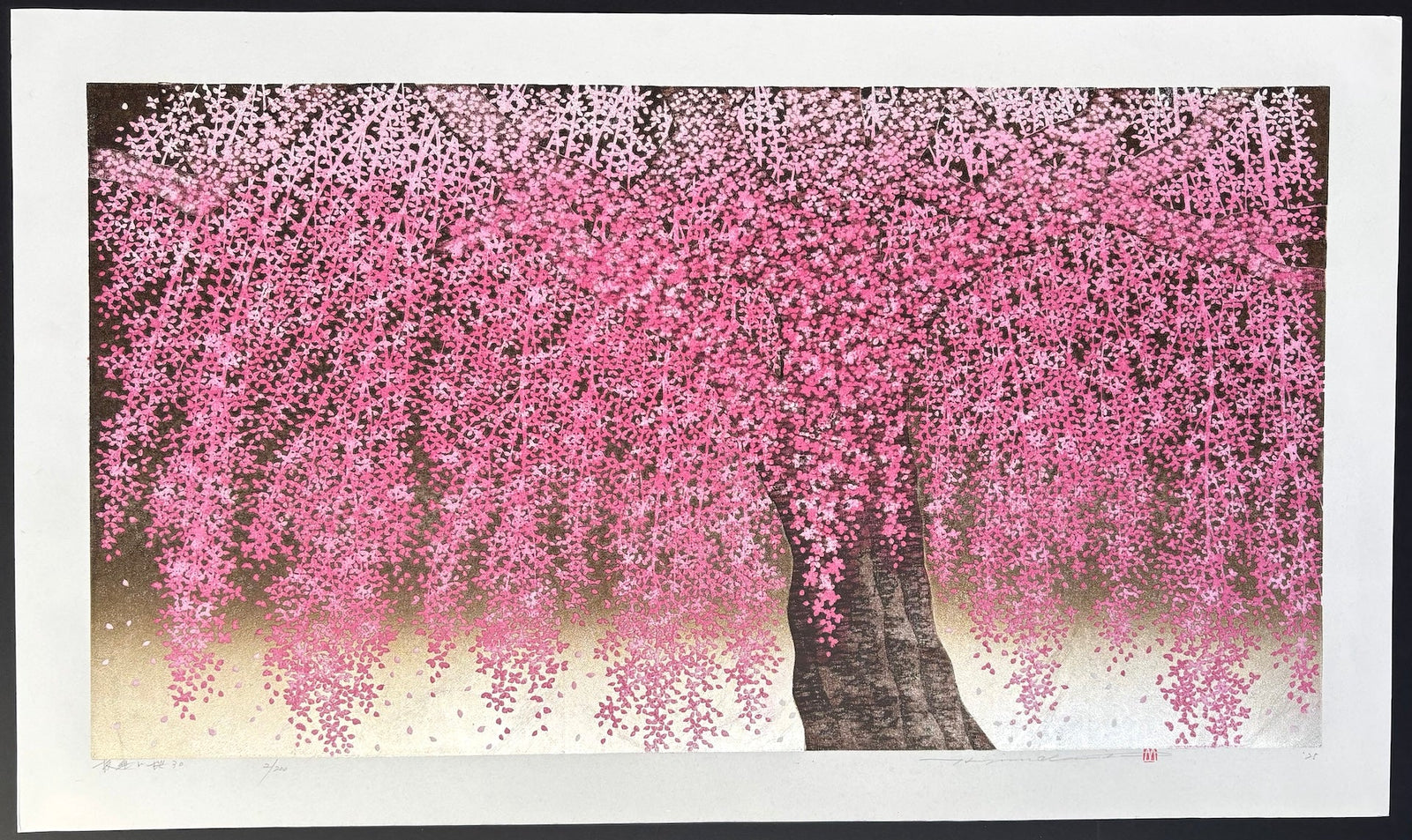  - Shidare Zakura 30 (Weeping Cherry 30) - Hajime Namiki - SAKURA FINE ART