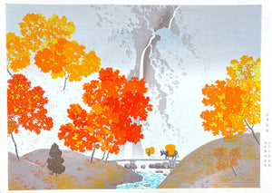  - Shiki - Sansui (Autumn Leaves in the Landscape) - Shunso Hishida - SAKURA FINE ART