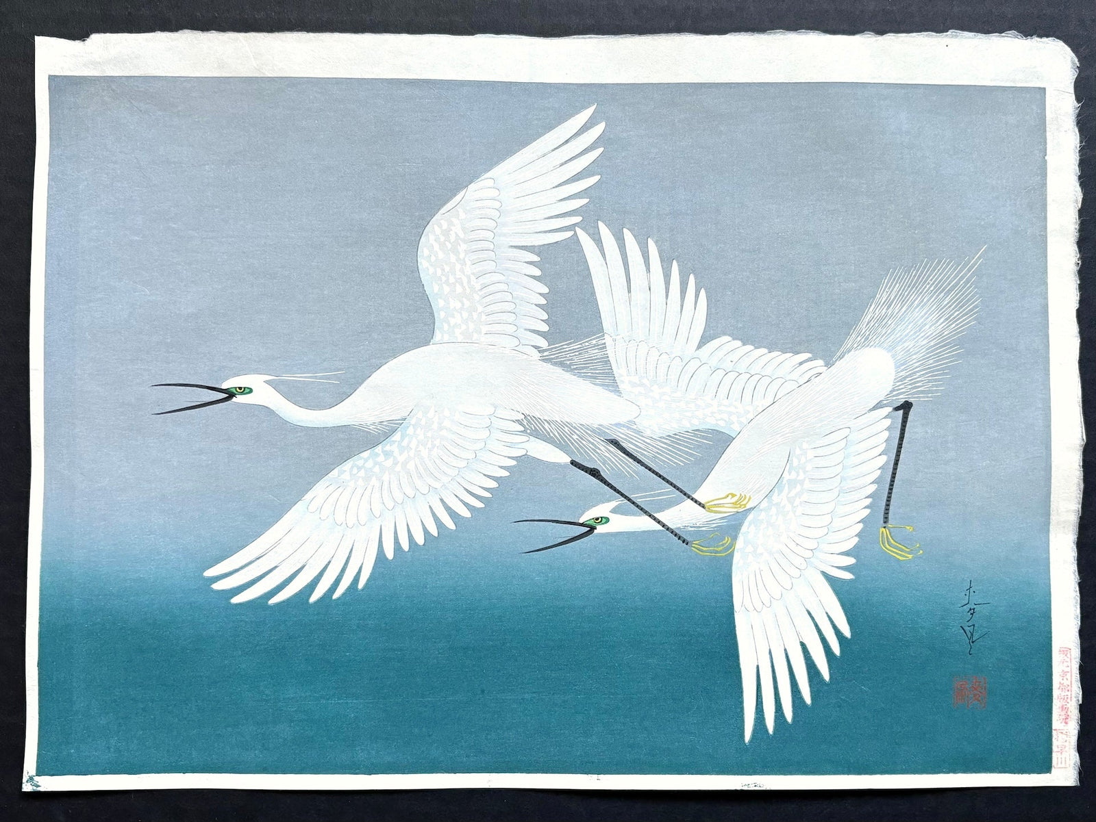  - Shirasagi (White Herons) - Bakufu Ohno - SAKURA FINE ART