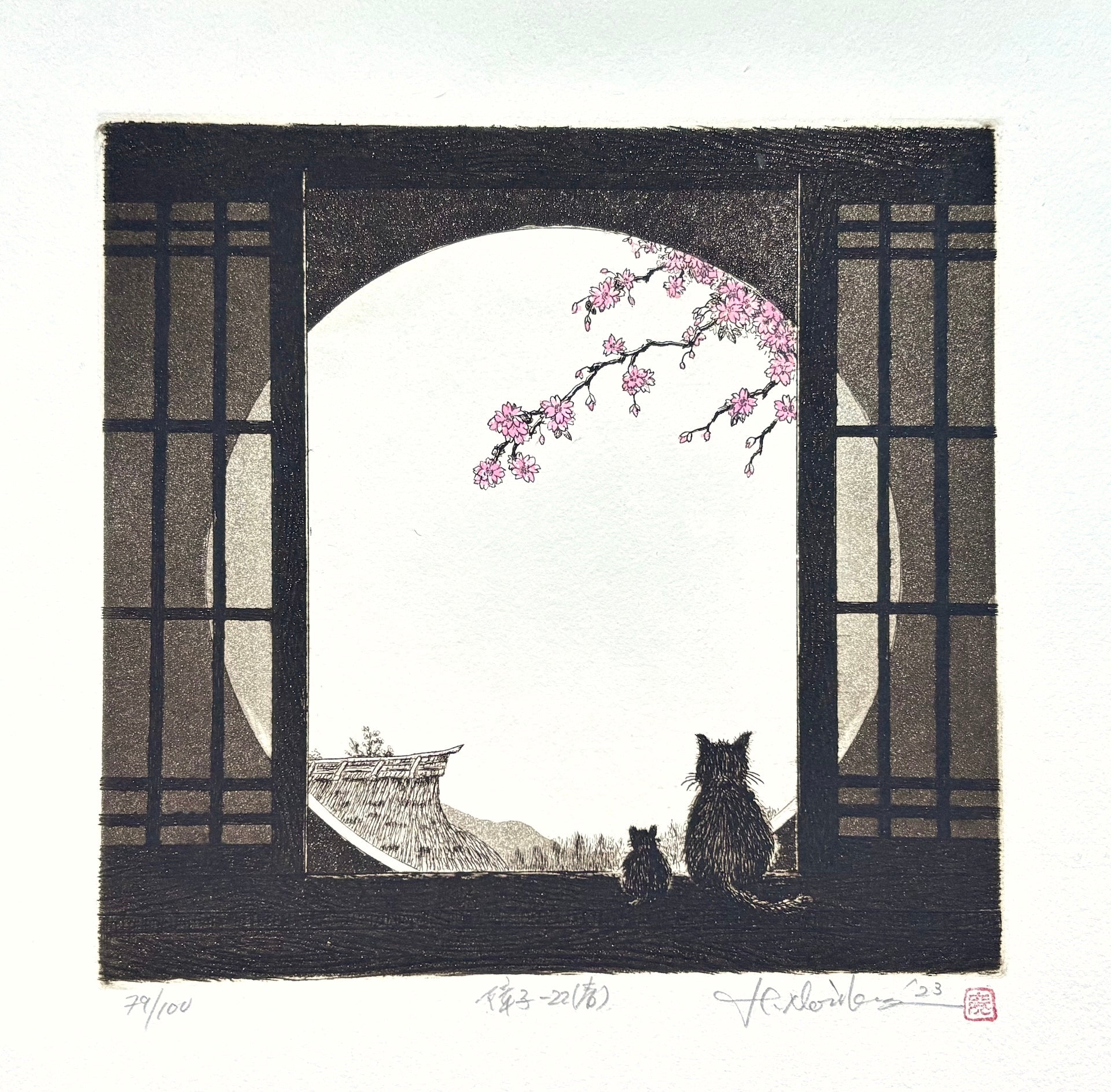  - Shoji - 22, Haru (Shoji - 22, Spring) - SAKURA FINE ART