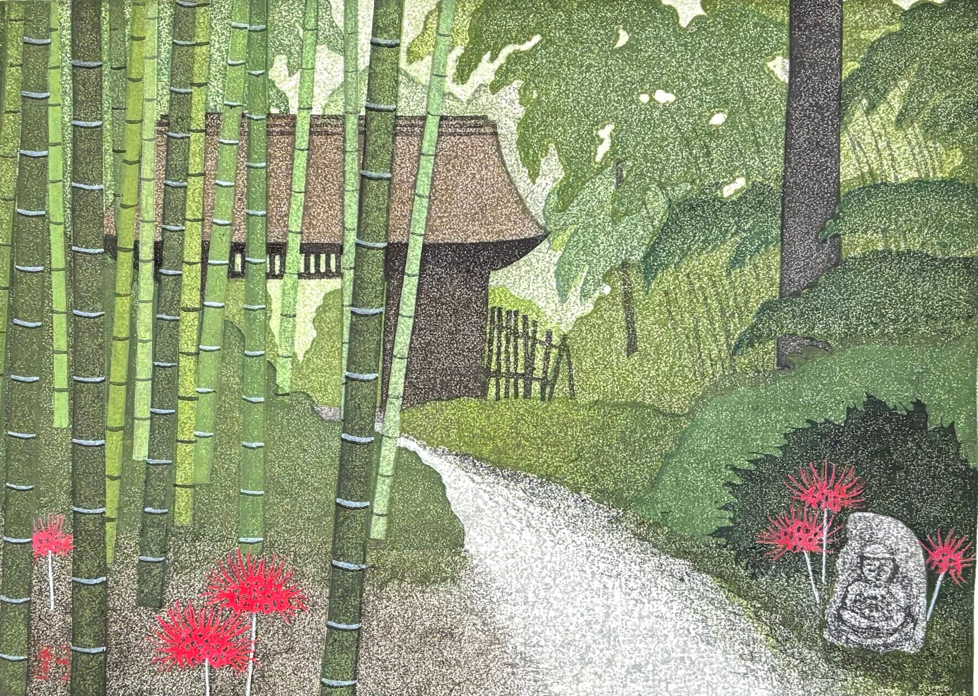  - Shroi Komichi, Gotemba (White Narrow Path in Gotemba) - SAKURA FINE ART
