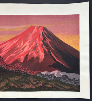  - Shufuji (Vermilion Mount Fuji) - Masao Ido - SAKURA FINE ART