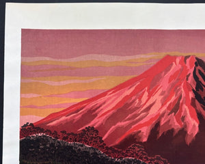  - Shufuji (Vermilion Mount Fuji) - Masao Ido - SAKURA FINE ART