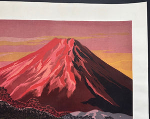 - Shufuji (Vermilion Mount Fuji) - Masao Ido - SAKURA FINE ART