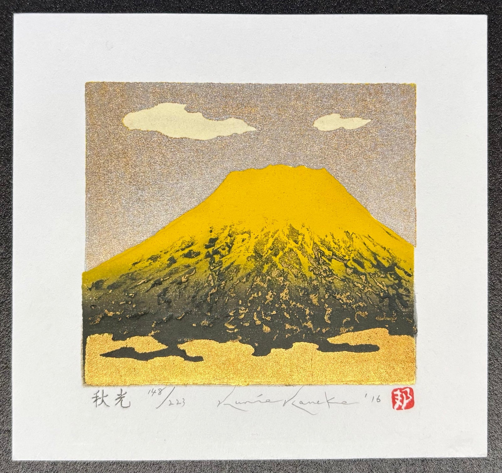  - Shukou (Mt. Fuji in Autumn Light) - Kunio Kaneko - SAKURA FINE ART
