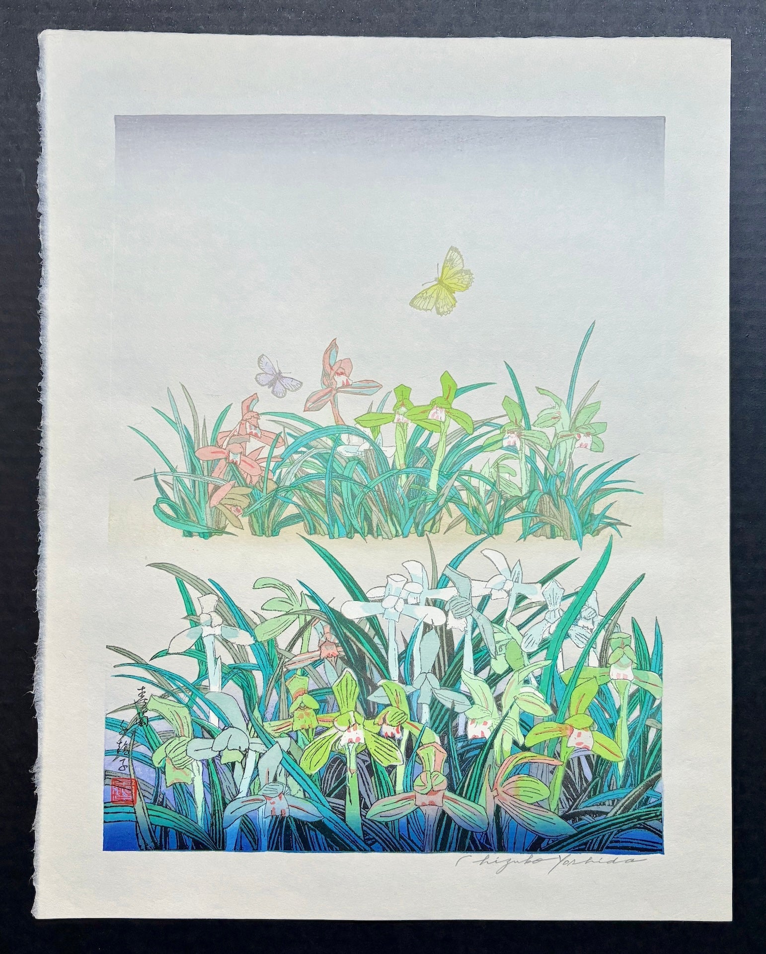  - Shunran (Noble Orchids) - Chizuko Yoshida - SAKURA FINE ART