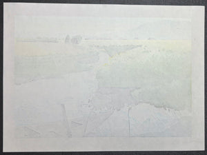 - Suigo no asa (Morning in the Waterside Village) - Seiji Sano - SAKURA FINE ART