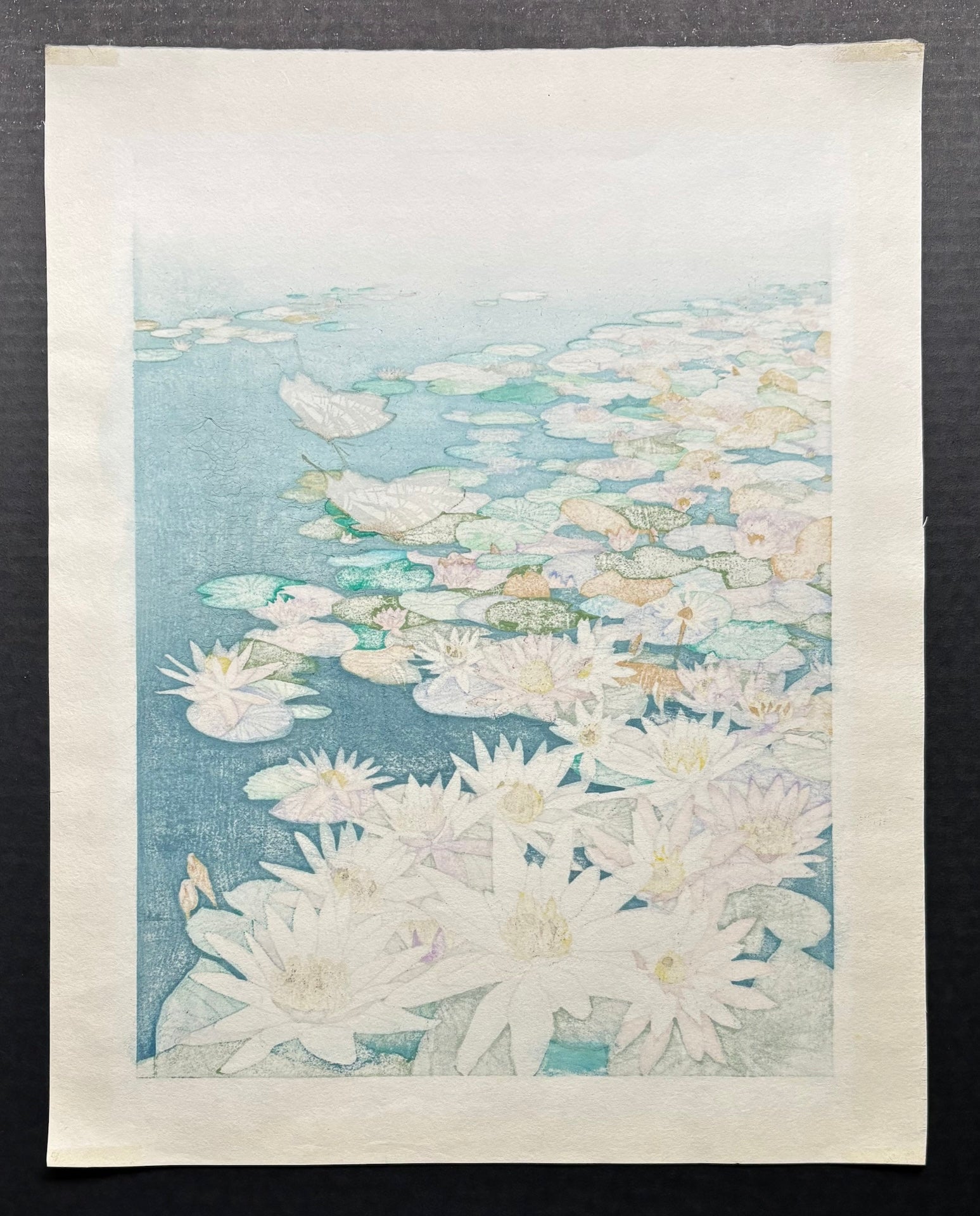  - Suiren ni asobu (Playing with Water Lilies) - SAKURA FINE ART