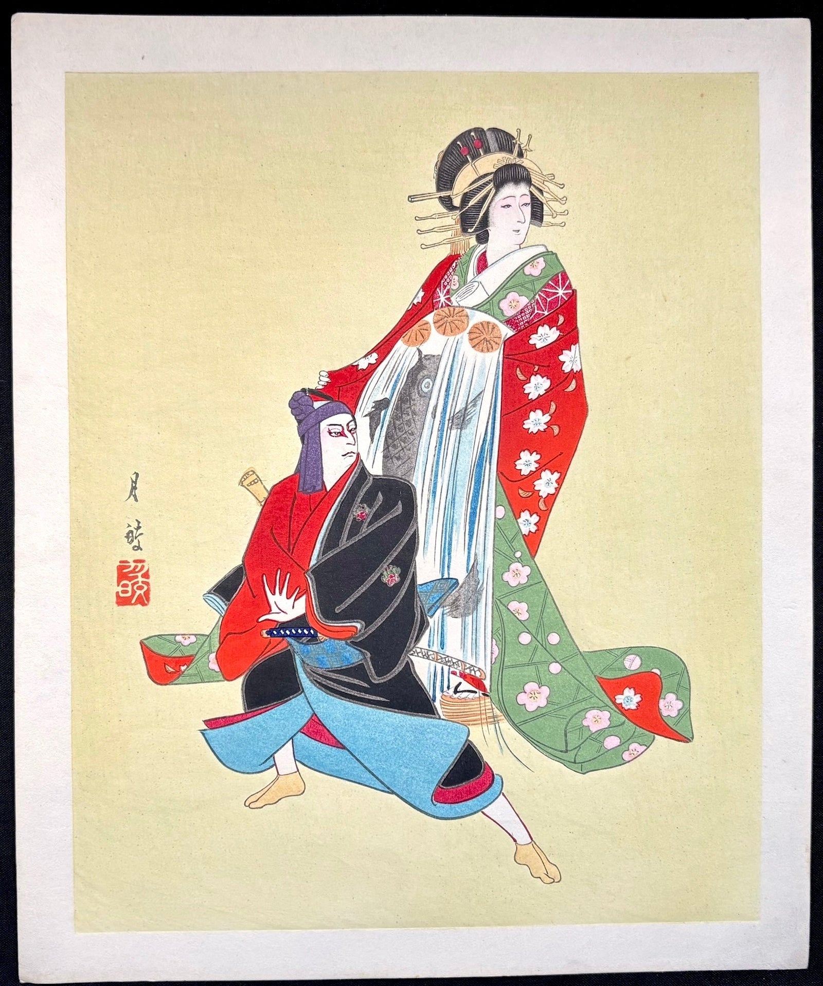  - Sukeroku from 'Sukeroku Yukari Edozakura' (Kabuki Play) - Gekko Ohashi - SAKURA FINE ART