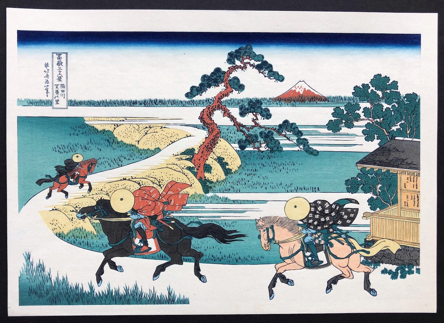  - Sumidagawa Sekiya no Sato (View from Sekiya by Sumida River) - Hokusai Katsushika - SAKURA FINE ART