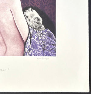  - Sumire - iro no Kyushifu '88 (Violet - Colored Rest Note '88) - Kaoru Saito - SAKURA FINE ART