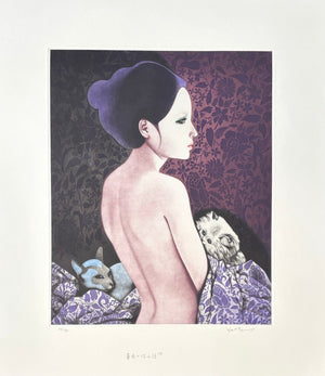  - Sumire - iro no Kyushifu '88 (Violet - Colored Rest Note '88) - Kaoru Saito - SAKURA FINE ART
