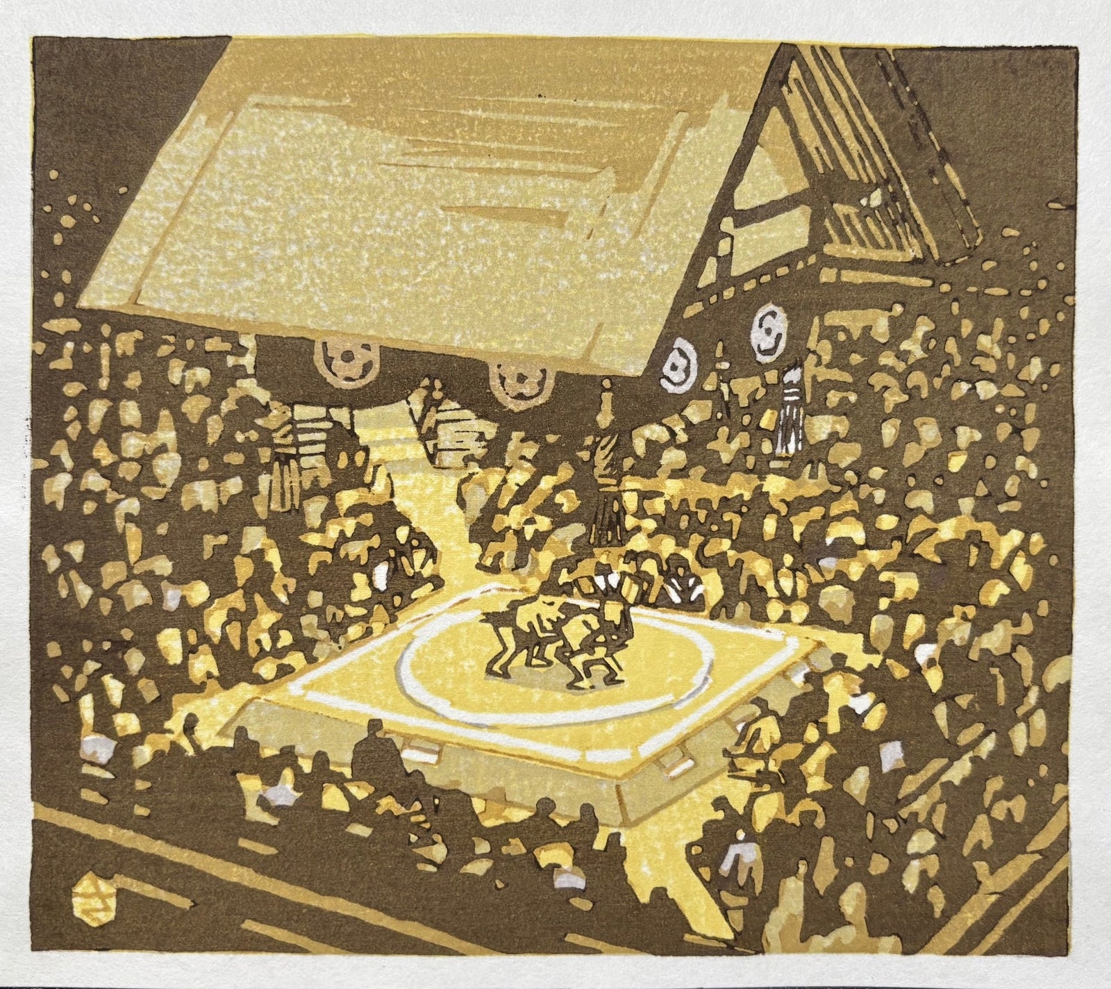  - Sumo Match - Takao Sano - SAKURA FINE ART