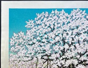  - Suzakura Jinja no Jindai Zakura (The Jindai Cherry Tree at Suzakura Shrine) - Masao Ido - SAKURA FINE ART