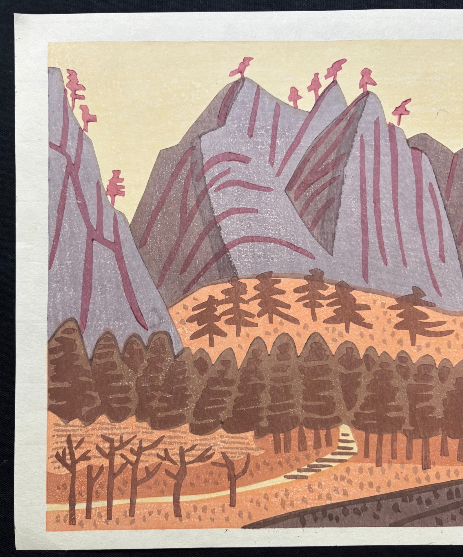  - Tachikue - kyo (Tachikue Gorge) - Takeji Asano - SAKURA FINE ART