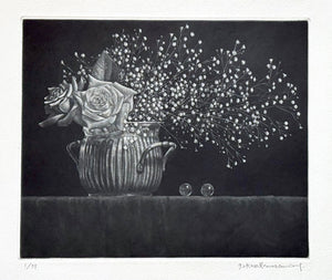 - Takujo no Hana ( Flowers on a Table) - Kazuo Yamaguchi - SAKURA FINE ART
