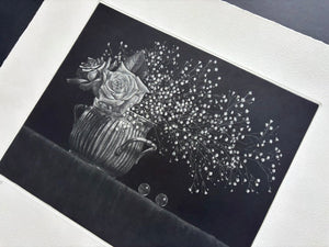 - Takujo no Hana ( Flowers on a Table) - Kazuo Yamaguchi - SAKURA FINE ART